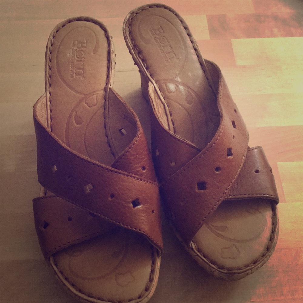 Born Hand Crafted wedges, Worn only in store